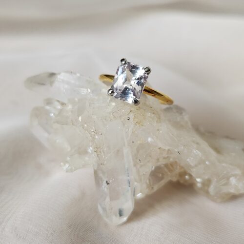 White Sapphire Ring